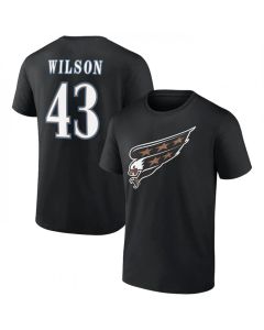 Men's Washington Capitals #43 Tom Wilson Black T-Shirt