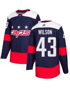 Men's Washington Capitals #43 Tom Wilson Navy Stitched Jersey