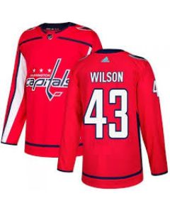 Men's Washington Capitals #43 Tom Wilson Red Stitched NHL Jersey (Red)