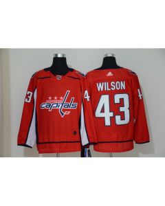 Men's Washington Capitals #43 Tom Wilson Red Stitched NHL Jersey