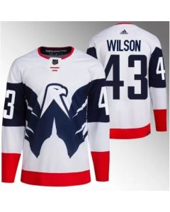 Men's Washington Capitals #43 Tom Wilson White/Navy Stadium Series Stitched Jersey