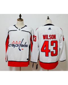 Men's Washington Capitals #43 Tom Wilson White Stitched NHL Jersey (White)