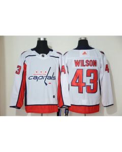 Men's Washington Capitals #43 Tom Wilson White Stitched NHL Jersey
