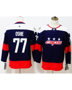 Men's Washington Capitals #77 TJ Oshie Navy 2018 NHL Stadium Series Authentic Pro Stitched NHL Jersey