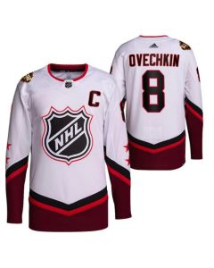 Men's Washington Capitals #8 Alex Ovechkin 2022 All-Star White Stitched Jersey