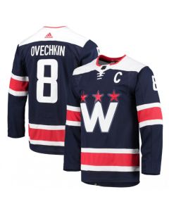 Men's Washington Capitals #8 Alex Ovechkin Navy Pro Stitched Jersey