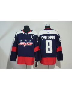 Men's Washington Capitals #8 Alexander Ovechkin Navy 2018 NHL Stadium Series Authentic Pro Stitched NHL Jersey