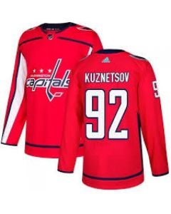 Men's Washington Capitals #92 Evgeny Kuznetsov Red Stitched NHL Jersey