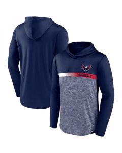 Men's Washington Capitals Black Podium Defender Pullover Hoodie