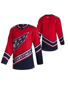 Men's Washington Capitals Blank 2021 Reverse Retro Stitched Jersey