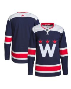 Men's Washington Capitals Blank Navy Pro Stitched Jersey