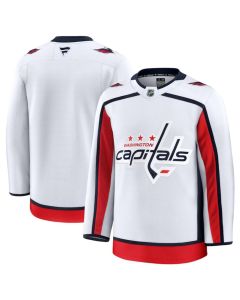 Men's Washington Capitals Blank White 2024-25 Away Stitched Hockey Jersey