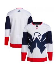Men's Washington Capitals Blank White/Navy Stadium Series Stitched Jersey