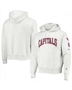 Men's Washington Capitals Champion Gray O&B Capsule II Pullover Hoodie