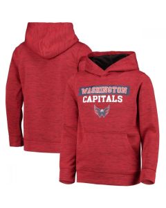 Men's Washington Capitals Red Logo Scuba Pullover Hoodie