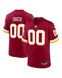 Men's Washington Commanders #00 Odafe Oweh Nike Burgundy Game Jersey (Burgundy)