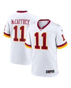 Men's Washington Commanders #11 Luke McCaffrey Nike White Game Super Bowl Era Jersey (White)