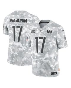 Men's Washington Commanders #17 Terry McLaurin Arctic Camo 2024 Salute to Service Limited Jersey