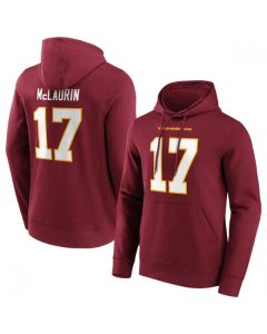Men's Washington Commanders #17 Terry McLaurin Red Hoodie (Red)