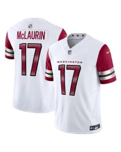 Men's Washington Commanders #17 Terry McLaurin White 2023 F.U.S.E. Vapor Limited Stitched Football Jersey