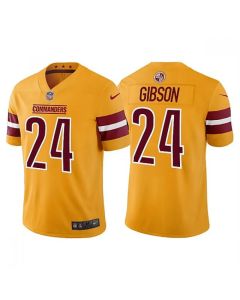 Men's Washington Commanders #24 Antonio Gibson Gold Vapor Untouchable Stitched Football Jersey
