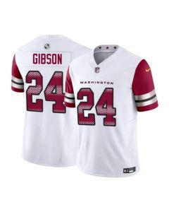 Men's Washington Commanders #24 Antonio Gibson White 2023 F.U.S.E. Vapor Limited Stitched Football Jersey