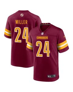 Men's Washington Commanders #24 Von Miller Burgundy 2025 F.U.S.E. Vapor Limited Stitched Football Jersey (Burgundy)
