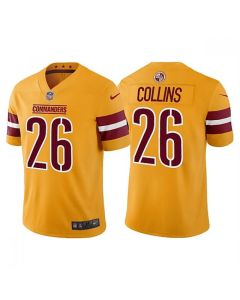 Men's Washington Commanders #26 Landon Collins Gold Vapor Untouchable Stitched Football Jersey