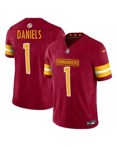Men's Washington Commanders #5 Jayden Daniels Burgundy 2024 NFL Draft First Round Pick Player F.U.S.E. Vapor Untouchable Limited Stitched Football Jersey