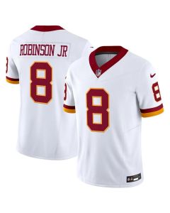 Men's Washington Commanders #8 Brian Robinson Jr. White 2025 F.U.S.E. Throwback Vapor Limited Stitched Football Jersey (White)