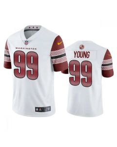 Men's Washington Commanders #99 Chase Young White Vapor Untouchable Stitched Football Jersey