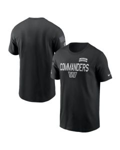 Men's Washington Commanders Black 2026 Salute to Service Sideline Dri-FIT T-Shirt