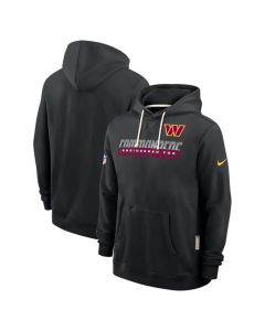 Men's Washington Commanders Black Sideline Standard Issue Top Prospect Dri-FIT Hoodie (Black)