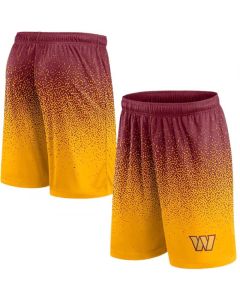 Men's Washington Commanders Burgundy/Gold Ombre Shorts