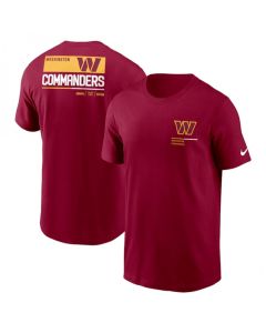 Men's Washington Commanders Burgundy Team Incline T-Shirt