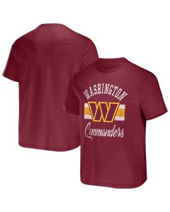 Men's Washington Commanders Burgundy x Darius Rucker Collection Stripe T-Shirt