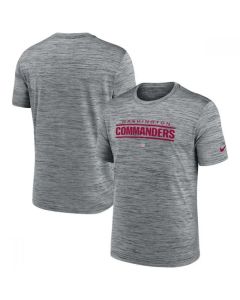Men's Washington Commanders Gray Velocity Performance T-Shirt