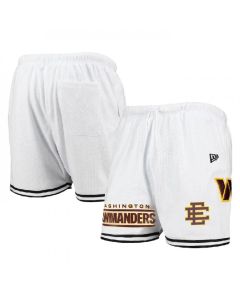 Men's Washington Commanders Pro White/Red Shorts 001