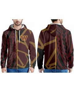 Men's Washington Commanders Red Pullover Hoodie