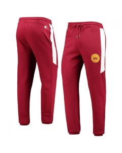 Men's Washington Commanders Starter Red/White Goal Post Fleece Pants