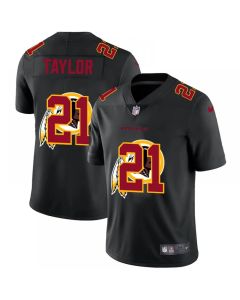 Men's Washington Football Team #21 Sean Taylor Black Shadow Logo Limited Stitched Jersey