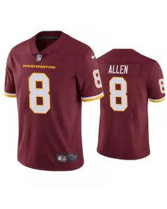 Men's Washington Football Team #8 Kyle Allen Red Vapor Untouchable Limited Stitched Jersey