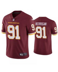 Men's Washington Football Team #91 Ryan Kerrigan Red Vapor Untouchable Limited Stitched Jersey