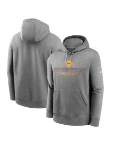Men's Washington Football Team Charcoal Playbook Club Performance Pullover Hoodie