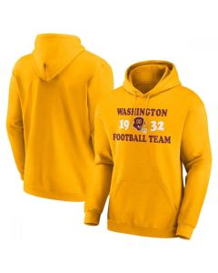 Men's Washington Football Team Gold Fierce Competitor Pullover Hoodie