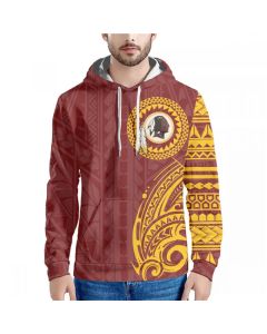 Men's Washington Football Team Red/Gold Hoodie
