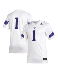 Men's Washington Huskies #1 John Ross White Stitched NCAA Jersey
