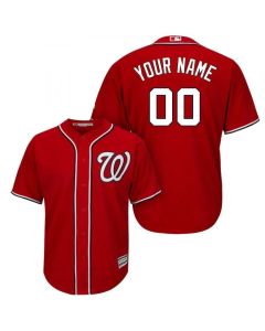 Men's Washington Nationals 2020 Red Customized Stitched Jersey