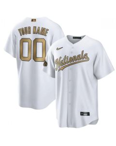 Men's Washington Nationals ACTIVE Player Custom 2022 All-Star White Cool Base Stitched Baseball Jersey