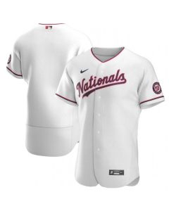 Men's Washington Nationals Blank 2020 New White Flex Base Stitched Jersey